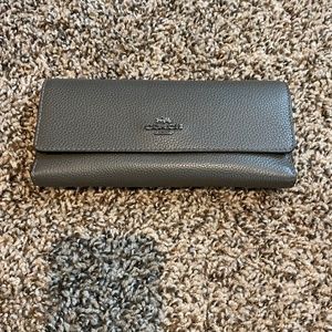 Coach slim trifold wallet